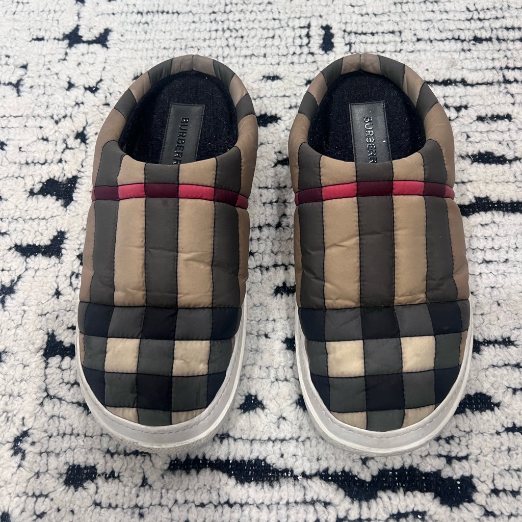Burberry Plaid Slip-On Shoes